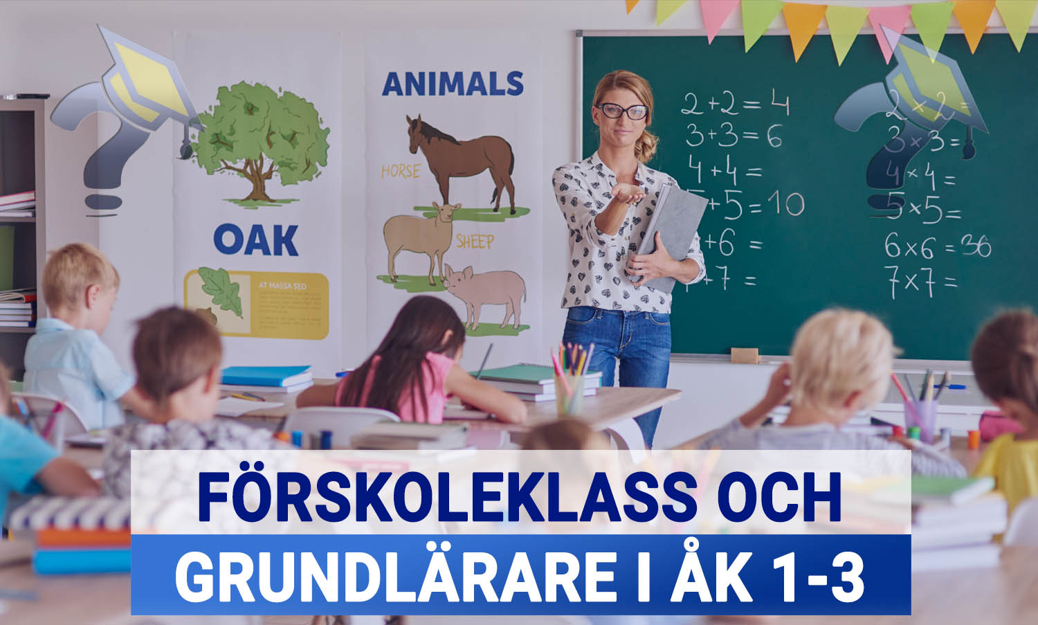 Utbildning i Förskoleklass och Grundlärare i åk 1-3